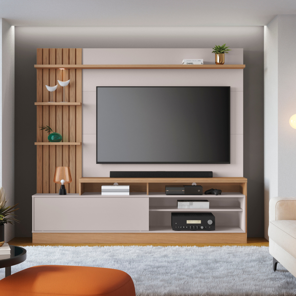 CENTRO DE ENTRETENIMIENTO PANEL SPLIT OFF WHITE