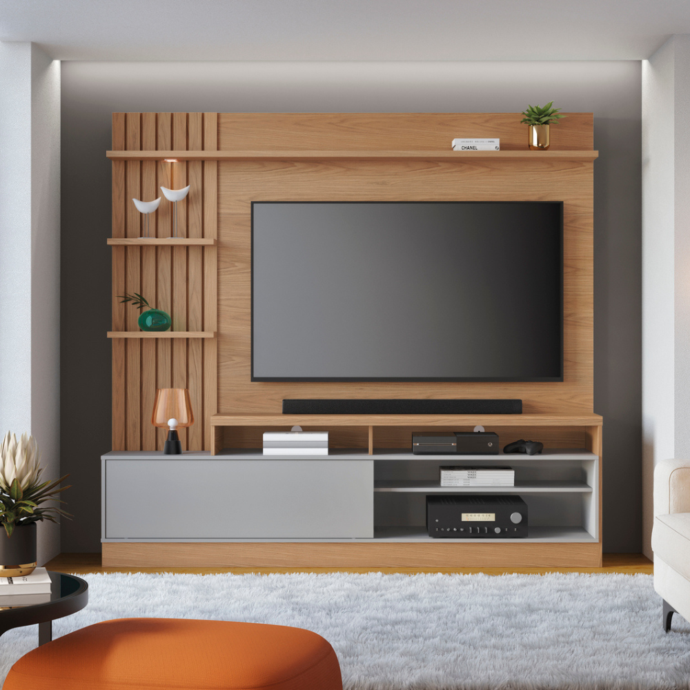 CENTRO DE ENTRETENIMIENTO PANEL SPLIT FREIJO