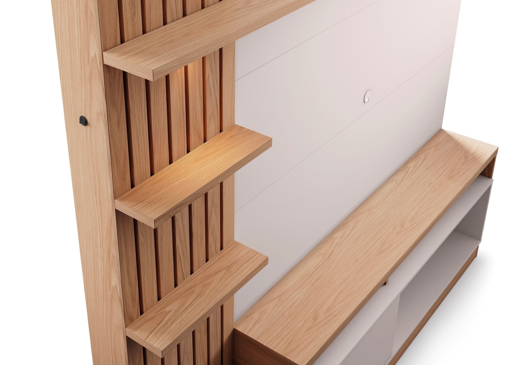 CENTRO DE ENTRETENIMIENTO PANEL SPLIT OFF WHITE