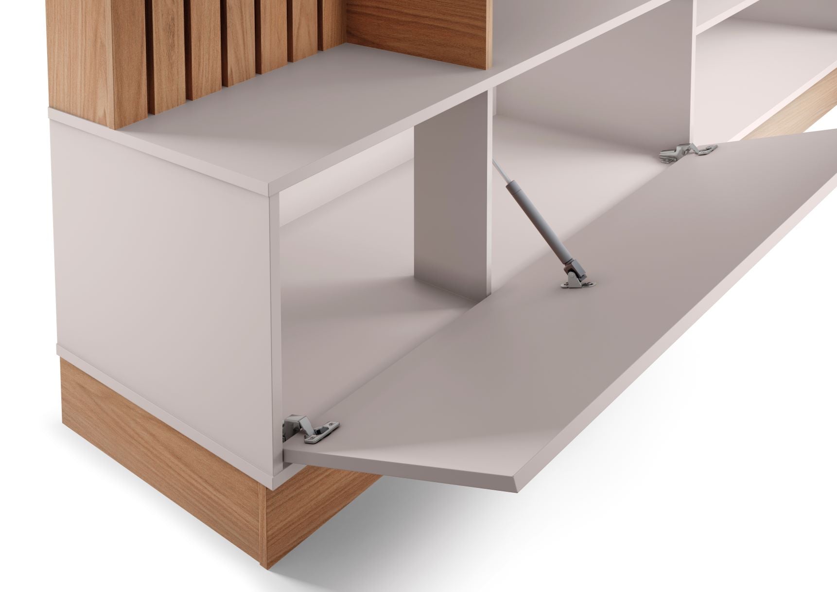 CENTRO DE ENTRETENIMIENTO PANEL SPLIT OFF WHITE