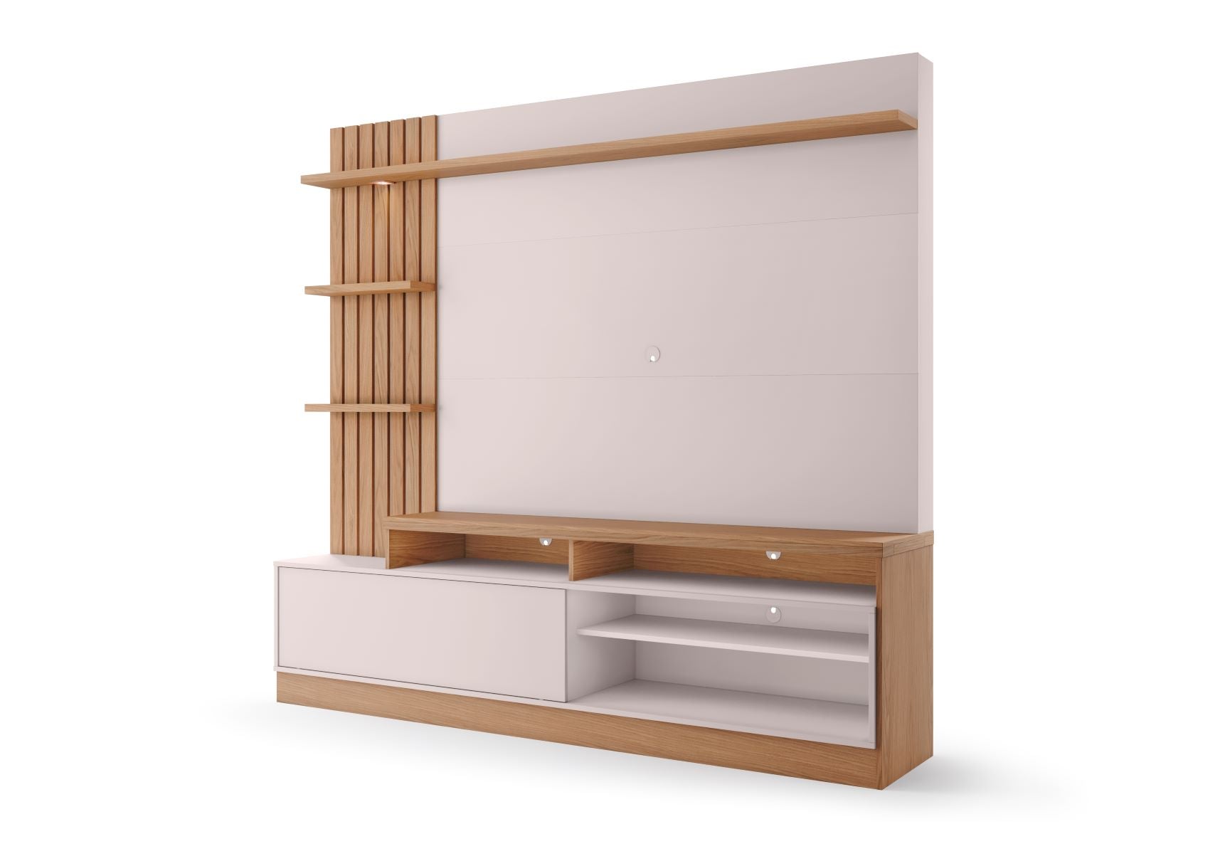 CENTRO DE ENTRETENIMIENTO PANEL SPLIT OFF WHITE