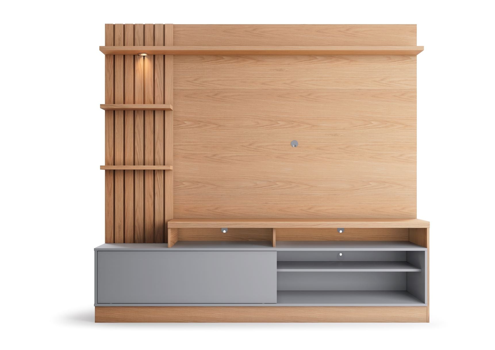 CENTRO DE ENTRETENIMIENTO PANEL SPLIT FREIJO